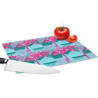 KitchenYeah Glazen Snijplank - 28x20 - Patronen - Abstract - Huis - Snijplanken Glas