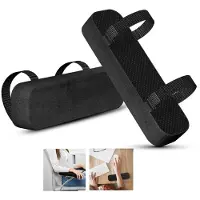 INF Gewatteerde armleuningen / Armleuningkussens voor stoelen Black