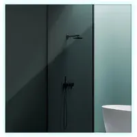Tulup Spiegel – Rechthoekige Spiegel – 50 cm x 50 cm – Wandspiegel Zonder Lijst – Badkamer Spiegel – Moderne Spiegel – 6000K (Koud Licht)