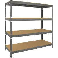 MonsterShop Monster rekken garage rekken heavy duty rekken 4 Tier eenheid boutloos staal Bay metalen planken
