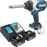 Makita DTW 1005 RM accu slagmoersleutel 18 V 1360 Nm 3/4" borstelloos + 2x accu 4.0 Ah + lader