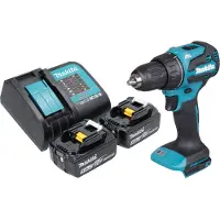Makita DDF 490 ST accuboormachine 18 V 65 Nm 1/2" borstelloos + 2x accu 5.0 Ah + lader