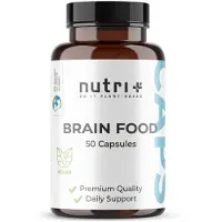 Nutri+ Brainfood capsules - met kurkuma, ginkgo en ginseng 50 St Capsules