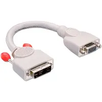 Lindy 41222 Monitoradapter DVI-Am/HD15f Adapterkabel 20cm