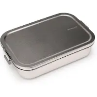Brabantia 203800 Make & Take Lunchbox Large, Roestvrij Staal - Matt Steel