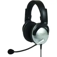 Koss SB45, Kabel, 18 - 20000 Hz, Gesprekken/muziek, Koptelefoon met microfoon, Zwart, Zilver