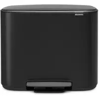 Brabantia Bo Pedal Bin 36 Liter Matt Black