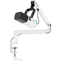 Fifine - TAM8 - USB / XLR Studio microfoon - Flexibele Arm ( BM88 ) - Met kabelgoot - Geschikt voor PC/PS4/PS5 - RGB - Podcast - Gaming - Streaming - Zwart