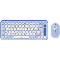 Logitech POP Icon Combo - Toetsenbord en Muis - Bluetooth - Qwerty US - Lila