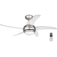 Orbegozo CP 54132, plafondventilator, 55W, zilver. Kleur: zilver. Eén maat