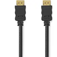 Nedis High Speed ??HDMI-Kabel met Ethernet | HDMI Connector | HDMI Connector | 4K@60Hz | ARC | 18 Gbps | 15.0 m | Rond | PVC | Zwart | Label - CVGL34060BK150