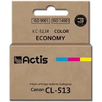 Actis KC-513R inktpatroon voor Canon printers; vervanging voor Canon CL-513; standaard; 15 ml; kleur