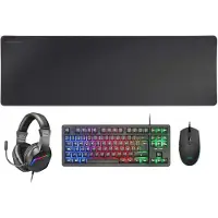 Mars Gaming Mcp-rgb3 Gamingset Muis Toetsenbord Headset Muismat