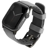 Uniq Armband Apple Watch 38/40/41 Mm Linus Airosoft Silicone Strap Grijs (-41mm-linusgry)