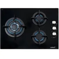 CATA Cci 5003 Bk Gaskookplaat 3 Branders