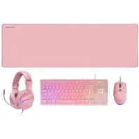 Mars Gaming Mcp-rgb3 Gamingset Muis Toetsenbord Headset Muismat