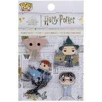 Funko POP! Pop! Harry Potter Set Van 4 Geëmailleerde Borden Hp Geheime Kamer Pinbadge 4 Cm