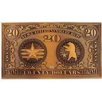 Fanattik Fallout New Vegas Ncr 20 Dollar Biljetfiguur