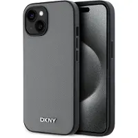 DKNY Pu Leather Metal Logo Magsafe Iphone 14 Telefoonhoesje
