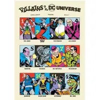 Fanatic Limited Edition Dc Comics Kunstprint 90e Verjaardag Schurken Posters 42x30 Cm