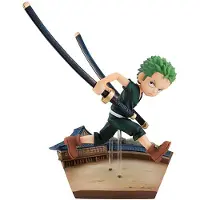 Megahouse One Piece G.E.M. Serie PVC-beeldje, Roronoa Zoro, "Run! Run! Run!", 14 cm