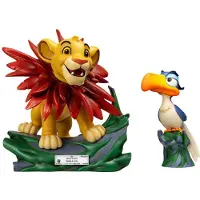 Beast Kingdom Toys Toys Disney Master Craft Beeld 2-Pack The Lion King Little Simba & Zazu 31 cm Beeld