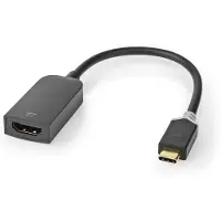 Nedis USB-C Adapter | USB-C Male naar HDMI Female | 0.2 m met Euro Lock | 1 stuks - CCBW64652AT02 CCBW64652AT02