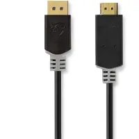Nedis DisplayPort-Kabel | DisplayPort Male naar HDMI | 3 m | 1 stuks - CCBW37100AT30 CCBW37100AT30