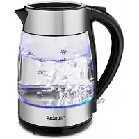 Zelmer Waterkoker - - ZCK8011 - Glas - 1,7 L - 2200 W - Draadloos