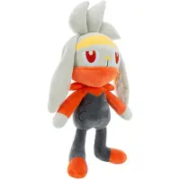 Jazwares Pokémon Raboot Teddy 30 Cm Oranje Kinderen