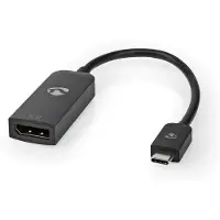 Nedis USB-C Adapter | USB-C Male naar DisplayPort Female | 0.2 m | 1 stuks - CCGB64353BK02
