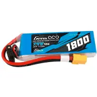 Gens ace Gensace G-tech Lipo 1800mah 7.4v 45c 2s1p Xt60 Battery Dronebatterij
