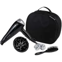 Remington D3171GP Style Edit Hair Dryer Set – 2200W - Storage Vanity. Diffuser. Paddle Brush and Silk Scrunchie