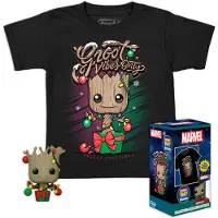 Funko POP! Guardians Of The Galaxy Groot Short Sleeve T-shirt Zwart M Kinderen