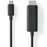 Nedis Ccgl64655bk10 Usb-c-naar-hdmi-adapterkabel Usb 3.2 Gen 1 4k Vernikkeld 1 M 60hz