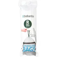 Brabantia PerfectFit Afvalzak met trekbandsluiting - 36 l - Code R - 10 stuks