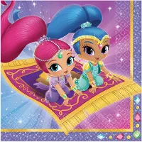 Amscan 20 Napkins Shimmer & Shine 33 x 33 cm