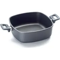 Woll Serveerpan TITANIUM NOWO 28 x 28 cm, voor inductie, titanium,
