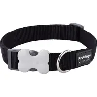 Red Dingo Hondenhalsband -S 15mmx24-36cm Zwart