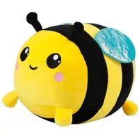 I-Total - Kussen Bee de bij - kinderkussen - kussen Kinderkamer - Fun kussens - Sierkussen- zacht kinderkussen - pluche kinderkussen