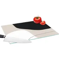 KitchenYeah Glazen Snijplank - 39x28 - Vormen - Abstract - Design - Snijplanken Glas