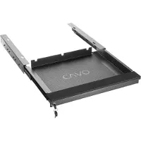 Cavo Laptop bureaulade afsluitbaar 480 x 446 x 55 mm zwart Bureaulade voor onderbouw van SOTECH