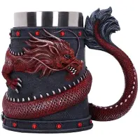 Nemesis Now Rode Drakenspiraal Pot 16 Cm