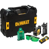 DeWalt DW0887100-1 Kruislijnlaser Set Incl. Afstandsmeter In Koffer - Groen - 2x 15m - IP40