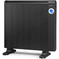 Orbegozo Rrw 1305, 1300W, zwarte elektrische verwarming, universele maat / EU-stekker, zwart, universele maat