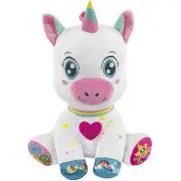 Clementoni Interactief pluche speelgoed voor baby's, eenhoorn, roze. Kinderen, roze, one size