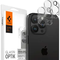 Spigen Optik Lens Protector - Full Camera bescherming (2-pack) voor de Apple iPhone 16 Pro / 16 Pro Max / 15 Pro / 15 Pro Max / 14 Pro / 14 Pro Max - Crystal Clear