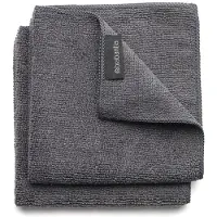 Brabantia Sinkside Schoonmaakdoekjes Microvezel 30 X 30 Cm Dark Grey 2 Stuks
