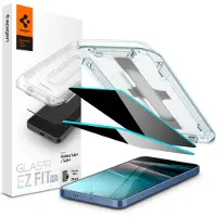 Spigen Privacy Glass Geschikt voor Samsung Galaxy S25 Plus / S24 Plus - EZ Fit GLAS.tR - 9H Tempered Glass Screen Protector - Case Friendly - Gemakkelijke Installatie - 2-Pack