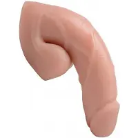 XR Brands Large Bulge Packer Dildo - 6.5 Light